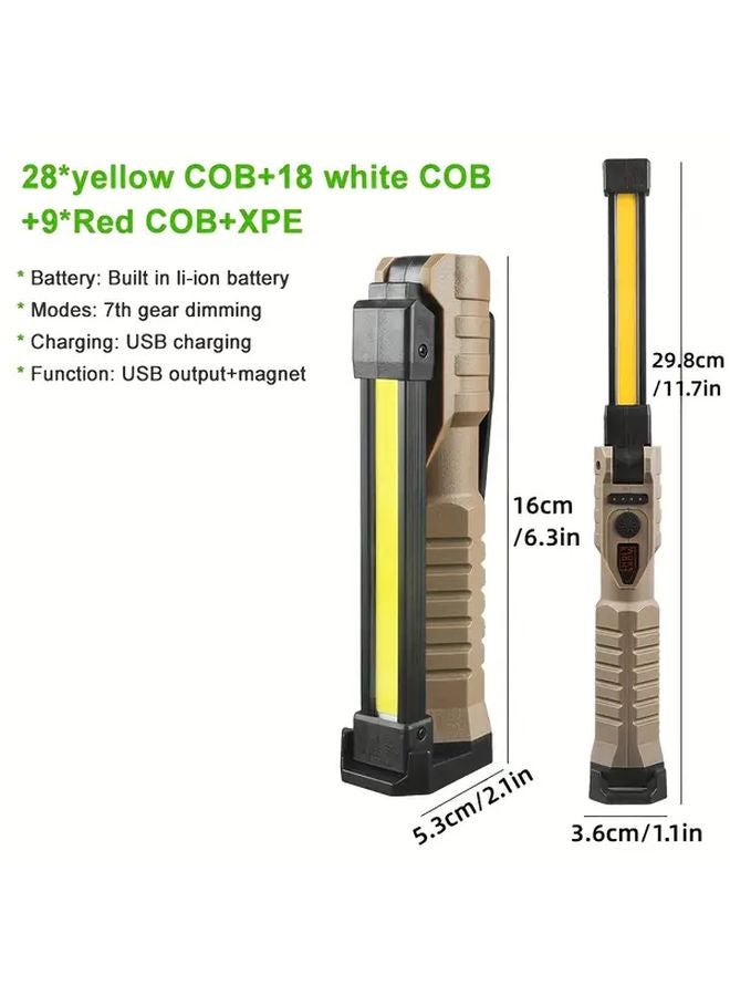 Multi Functional Foldable Work Light 7 Modes 360 Rotation Magnetic Type C Fast Charging - Image 4