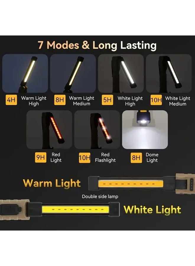 Multi Functional Foldable Work Light 7 Modes 360 Rotation Magnetic Type C Fast Charging - Image 5