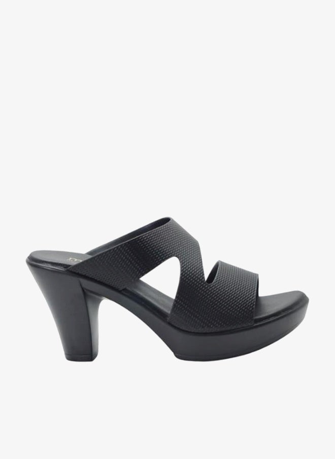 ميشيل مورجان 092-3053 Michelle Morgan Ladies High Heel Sandals 514RL516 Black - Image 1