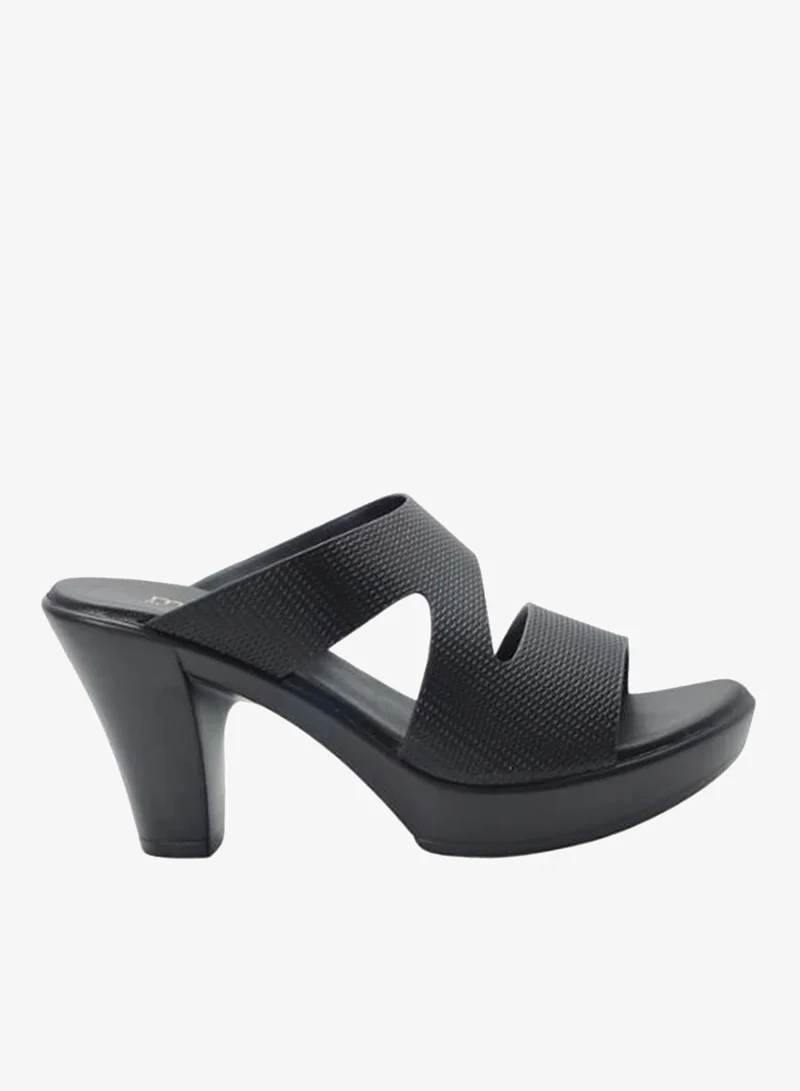 Michelle Morgan Black 092-3053 Michelle Morgan Ladies High Heel Sandals 514RL516 Black for Women | Best Price UAE