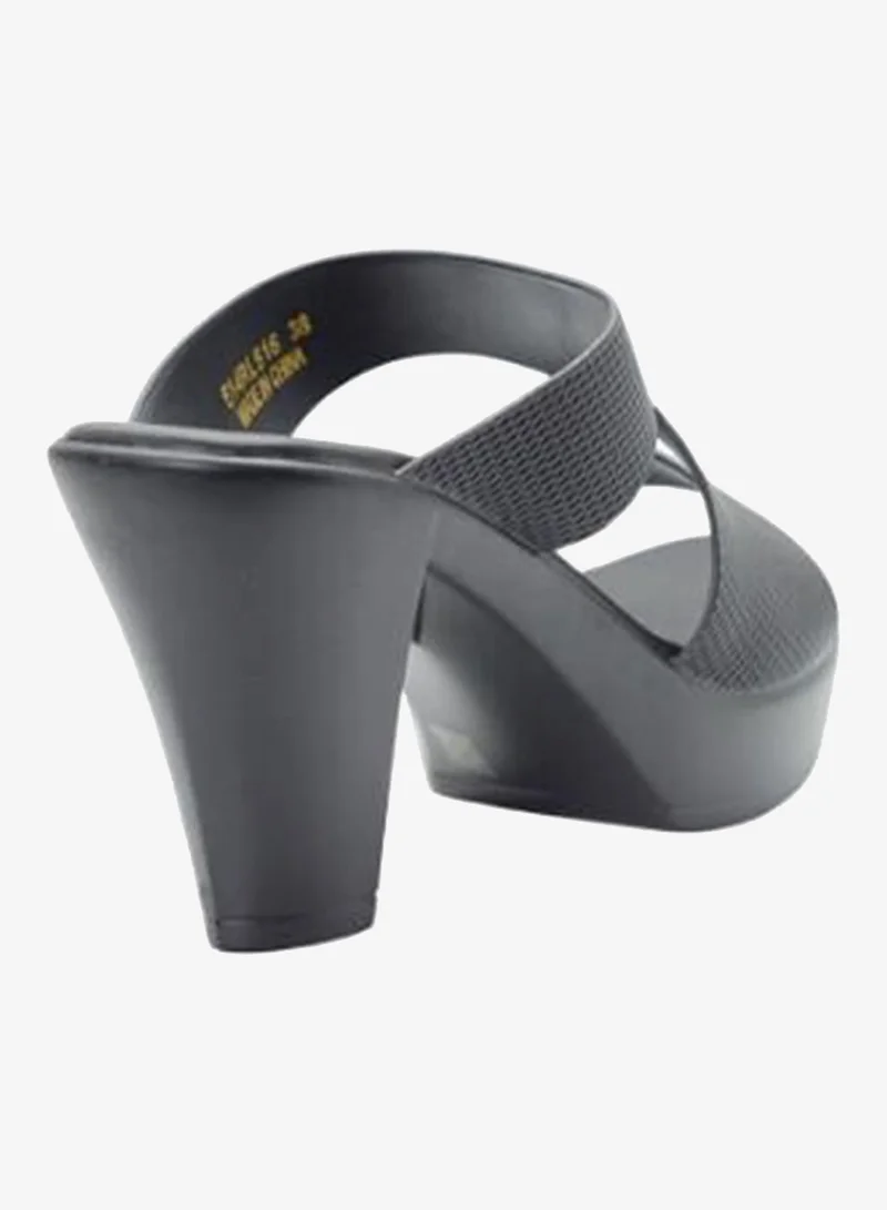Michelle Morgan Black 092-3053 Michelle Morgan Ladies High Heel Sandals 514RL516 Black for Women | Best Price UAE