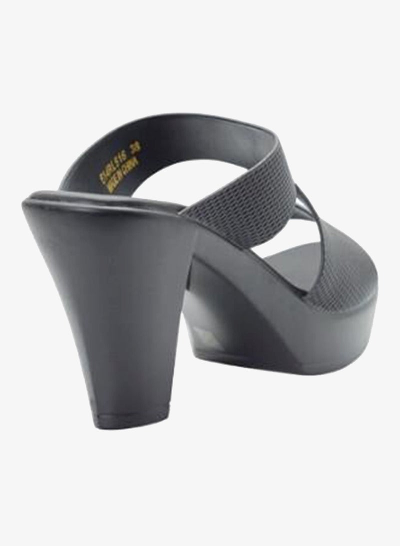 ميشيل مورجان 092-3053 Michelle Morgan Ladies High Heel Sandals 514RL516 Black - Image 4