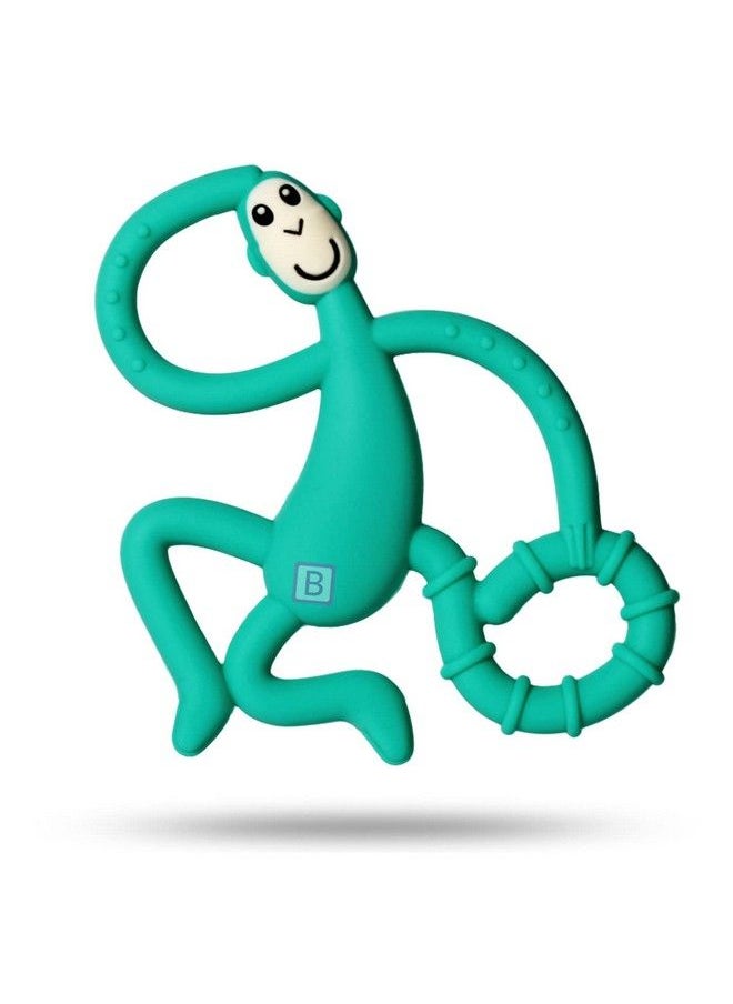 BEMBIKA - Baby Teether Toys Monkey Shape Baby Teether Silicone Baby Teether Keys Baby Teether Toothbrush (Green Color). - Image 1