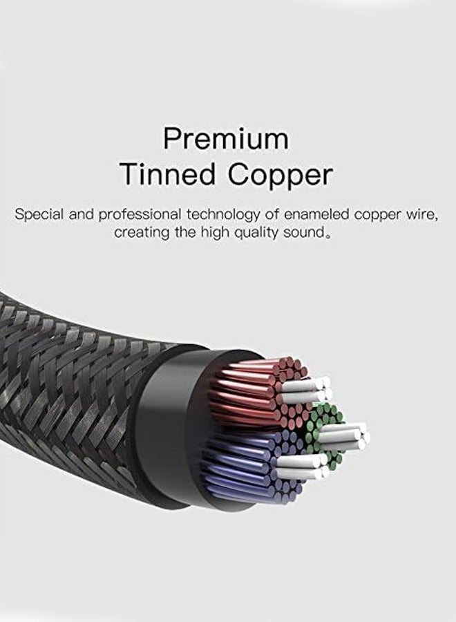 Modos C37T Premium Quality Cable 3.5mm Audio Cable, Type C 1000mm Black - Image 4