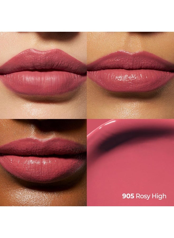Laka Perfect Twin Lip - Dual-Ended Matte Liquid Lipstick & Clear Gloss | Transfer Proof Color | High Pigmented Lightweight Non-Sticky| #905 Rosy High - Image 3