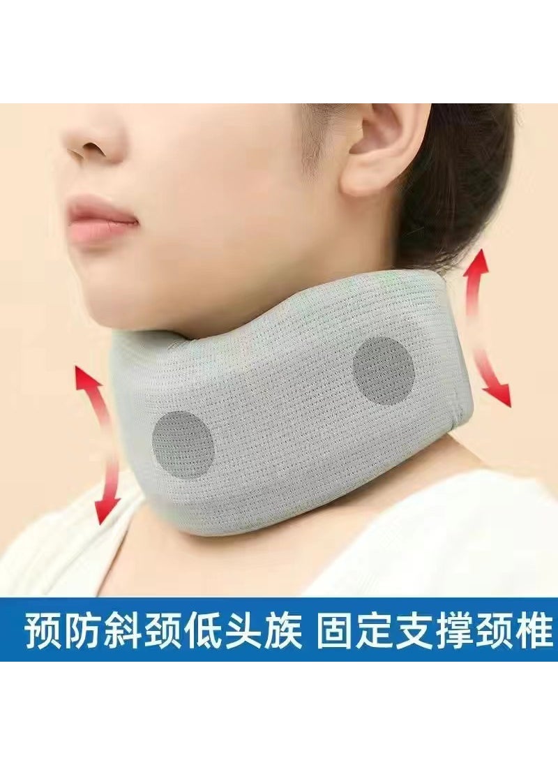 Generic New Ice Silk Neck Bracer Anti-Bow Four Seasons Thin Neck Protection Scarf Cervical Neck Protection Neck Sleeve Cervical Orthosis 
