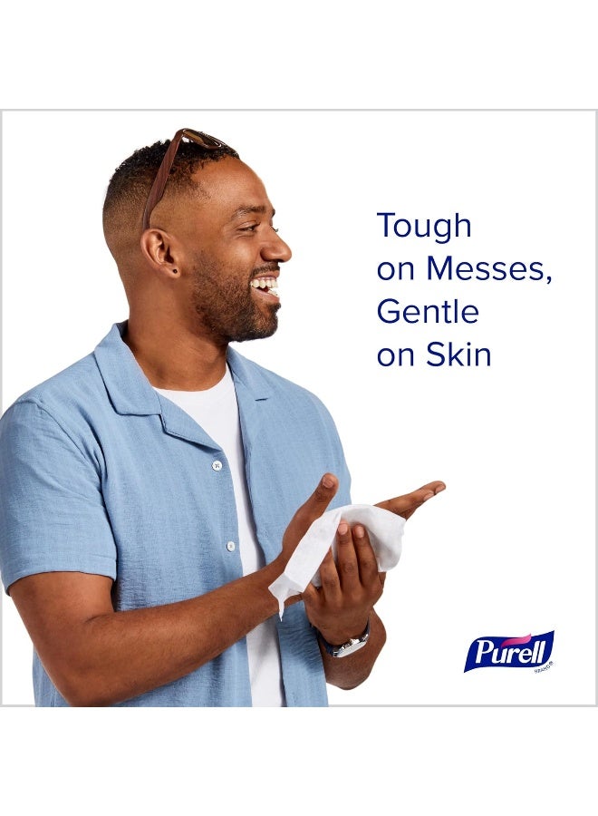 Purell Hand Sanitizing WipesClean Refreshing Scent40 Count Non-Alcohol Sanitizing Wipes Canisters (Pack Of 6) - Image 2