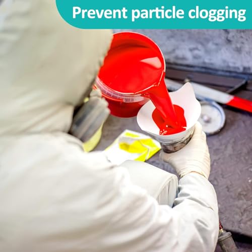 MAQIHAN 100PCS Paint Strainers Paper Cone Paint Mixing Cup Strainer Fine Mesh Filters Funnel Filter Disposable Spray Gun Sprayer Accessories Automotive Body Repair Paint Tools & Equipment - Image 5