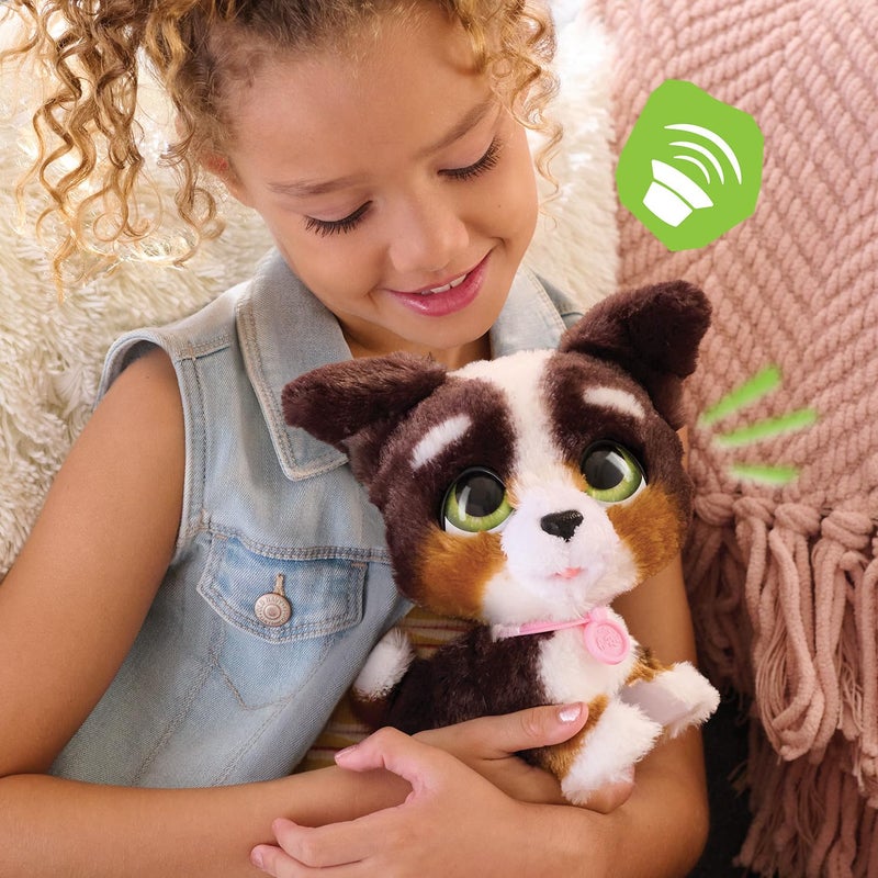 furReal Walk-A-Lots Bernedoodle Interactive Toy, 8-inch Walking Plush Puppy with Sounds, Faux Fur, Kids Toys for Ages 4 Up by Just Play - Image 5