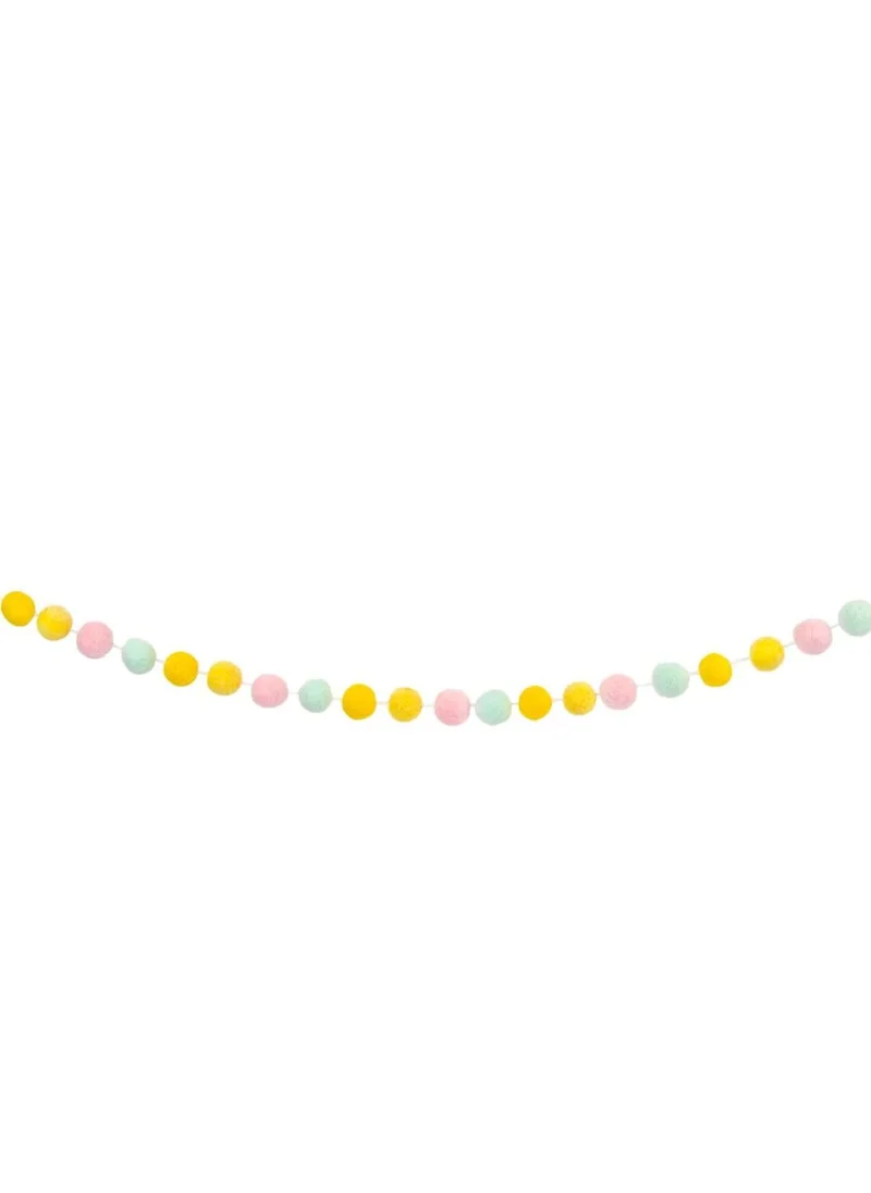 Talking Tables Spring Bunny Felt Egg Garland, 2m