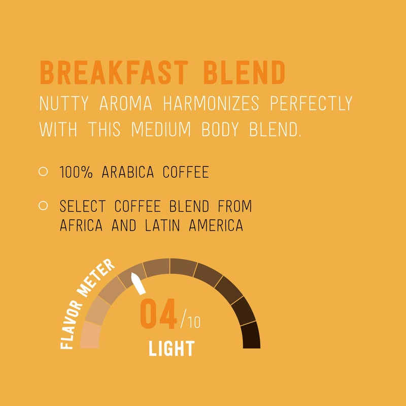 Amazon Brand - Happy Belly Decaf Light Roast Coffee Pods, Breakfast Blend, Compatible with Keurig 2.0 K-Cup Brewers, 100 Count - Image 3
