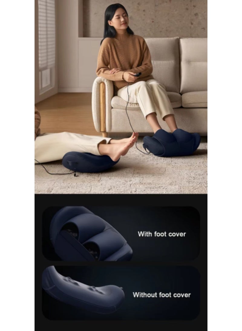 WALALLA Multifunctional Foot and Leg Massager with Heat, Electric Foot Kneading Massage Machine with 3 Modes, 15-Min Auto Timer, Wired Controller, Detachable Foot Covers for Feet Calves Thighs Home Relaxation - Image 4