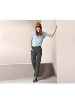 Tchibo Women Plain Chino Short, Grey  - Image 1
