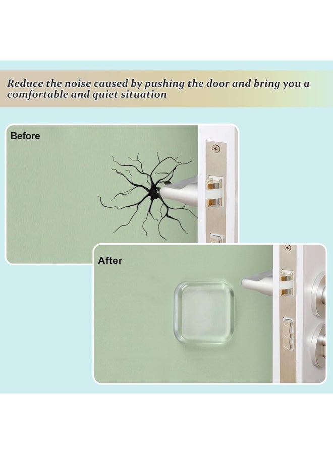 Sakina 12 PCS Door Stoppers Wall Protector, Silicone Door Knob Wall Protector with Strong Self-Adhesive Backing, Upgraded Thickened Reusable Door Bumper, Ideal for Wall Protector and Noise Reduction - Image 4
