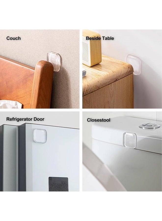 Sakina 12 PCS Door Stoppers Wall Protector, Silicone Door Knob Wall Protector with Strong Self-Adhesive Backing, Upgraded Thickened Reusable Door Bumper, Ideal for Wall Protector and Noise Reduction - Image 5