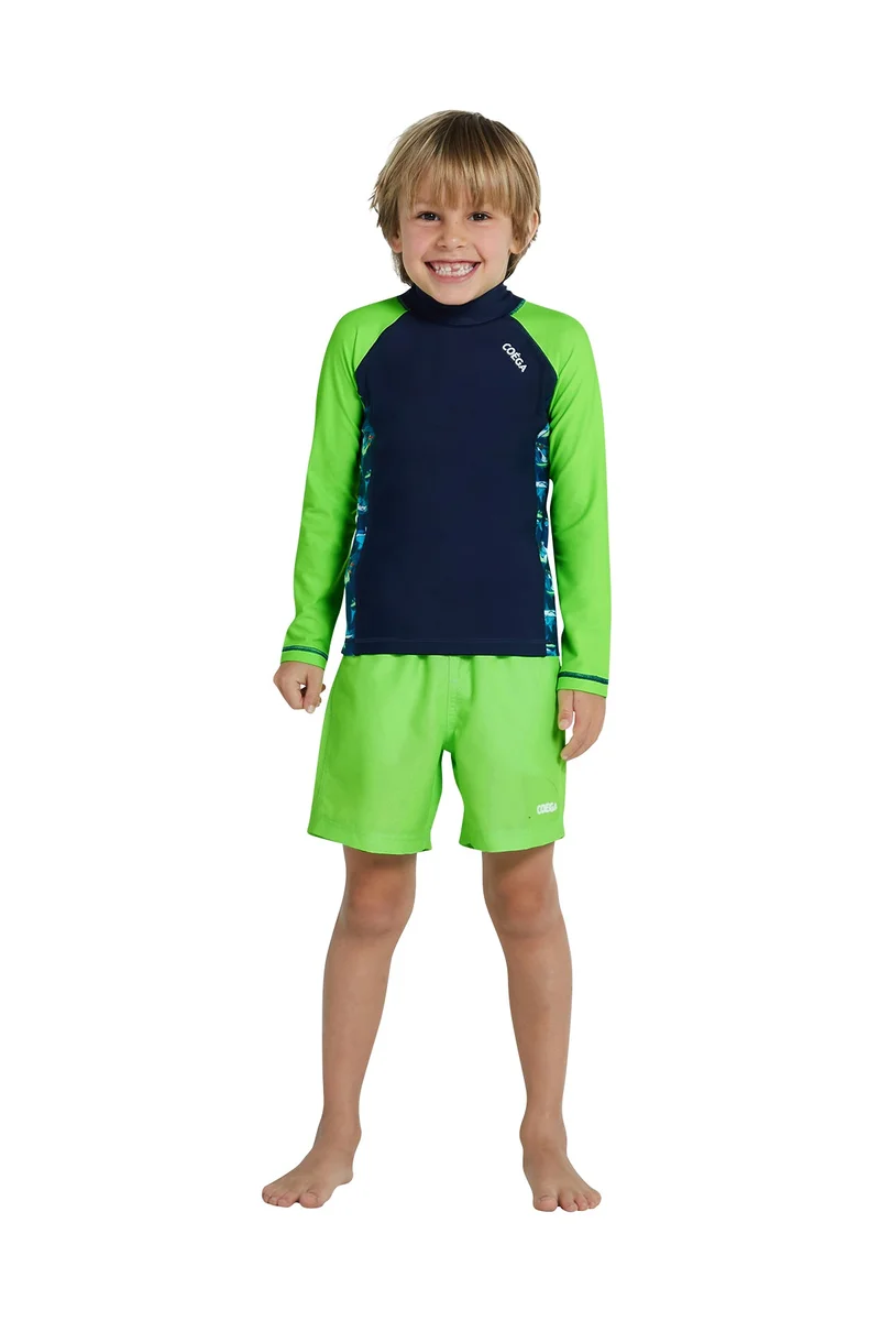 COEGA SUNWEAR COEGA Boys Kids Swim Boardshorts - Navy Sharks