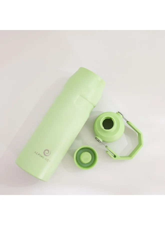 DANUBE HOME Alpine Aqua Water Bottle Stainless Steel Vacuum Insulated Green 1000ml