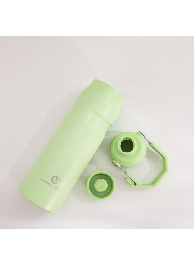 DANUBE HOME Alpine Aqua Water Bottle Stainless Steel Vacuum Insulated Green 1000ml  - Image 2
