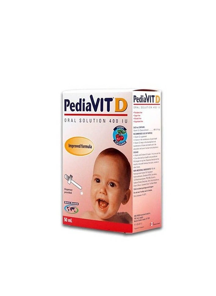 PediaVit Vitamin D Oral Solution 400 IU 50ml 
