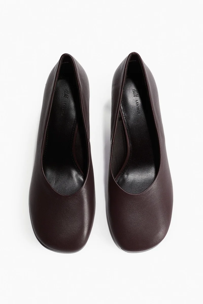 H&M Leather Court Shoes