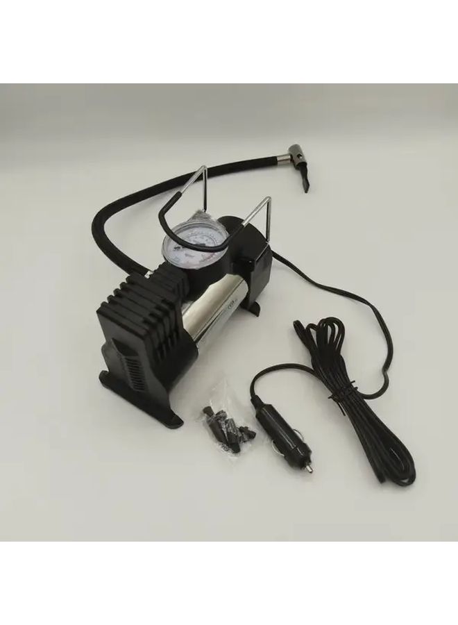 Black 12V Heavy Duty Portable Air Pump Fast Inflation Tire Pump Real Time Pressure Monitoring - Image 3