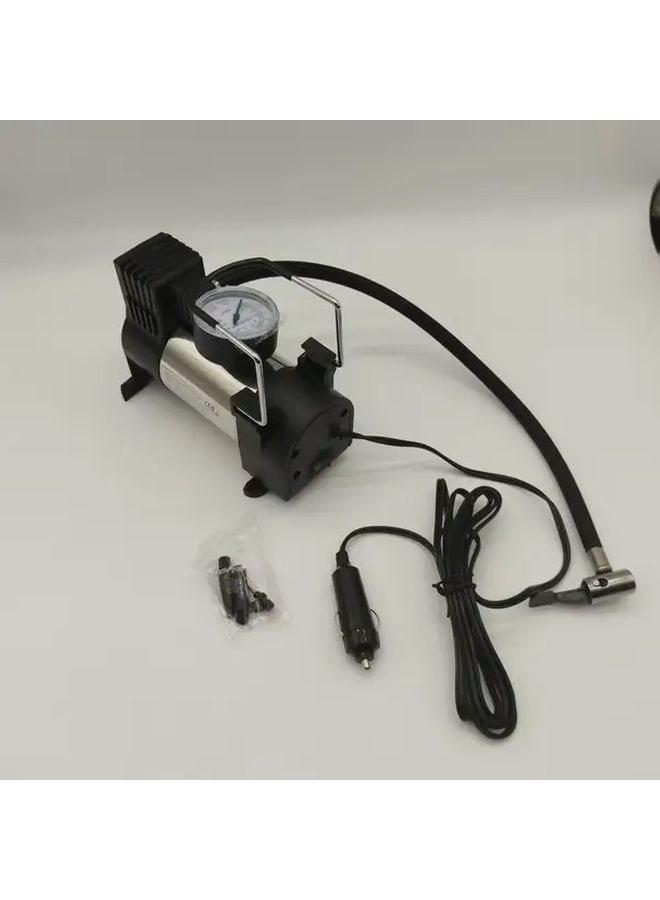 Black 12V Heavy Duty Portable Air Pump Fast Inflation Tire Pump Real Time Pressure Monitoring - Image 5