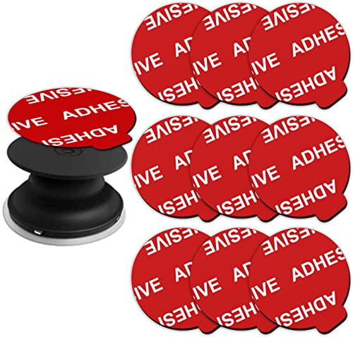 AZXYI Very High Bond Sticky Adhesive, 9 Pack Adhesive Replacement for Socket Base, 1.4 inches Double Sided Sticker Tapes for Phone Collapsible Grip & Stand Base - Image 1