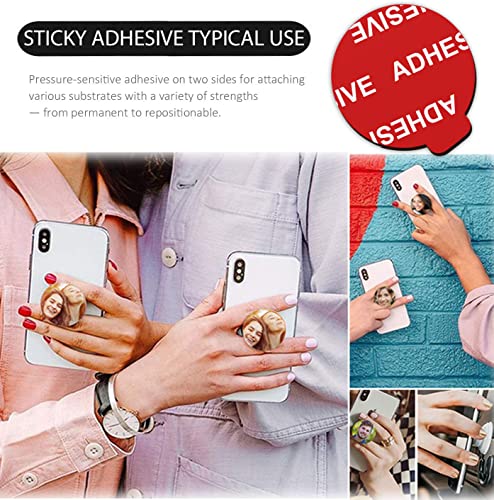 AZXYI Very High Bond Sticky Adhesive, 9 Pack Adhesive Replacement for Socket Base, 1.4 inches Double Sided Sticker Tapes for Phone Collapsible Grip & Stand Base - Image 3