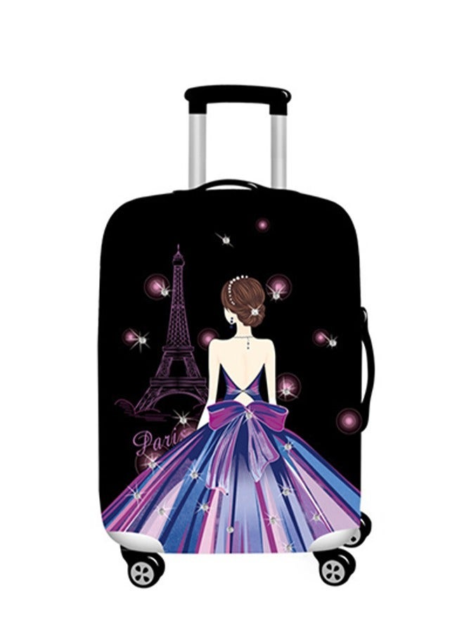 Washable Travel Luggage Cover Thickened Luggage Cover 29/32 Inch Suitcase Spandex Protective Cover (XL(29"-32" luggage), Rose Girl) - Image 4