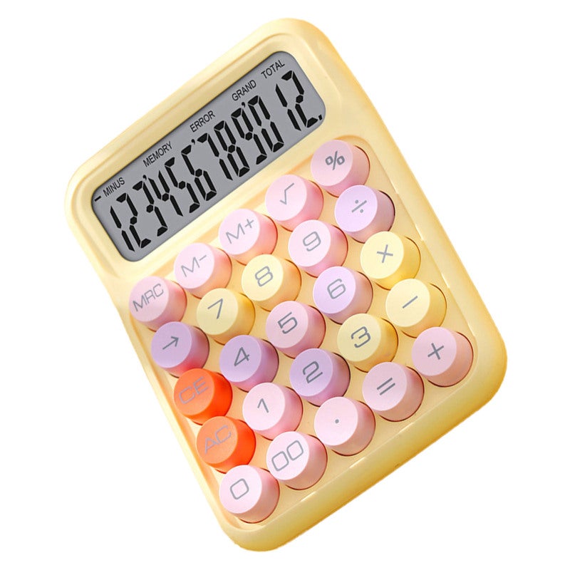 Mechanical Keyboard Calculator: Lilac Purple, Colorful Keycaps, Multifunctional - Spill Resistant, Durable Numeric Keypad Calculator for Office, Home, School Use - Image 2
