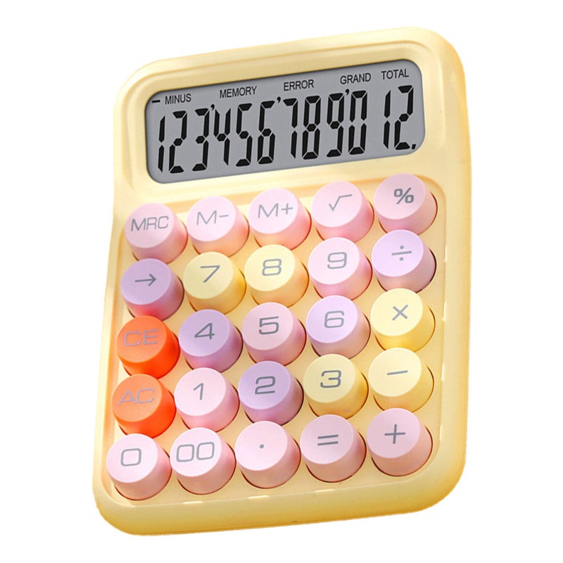 Mechanical Keyboard Calculator: Lilac Purple, Colorful Keycaps, Multifunctional - Spill Resistant, Durable Numeric Keypad Calculator for Office, Home, School Use - Image 3