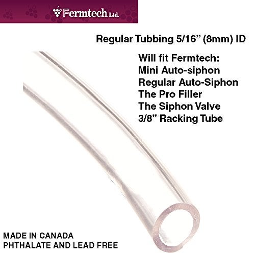 Fermtech Food Grade Vinyl Tubing - 10 feet 5/16 ID - 7/16 OD, Clear - Image 2