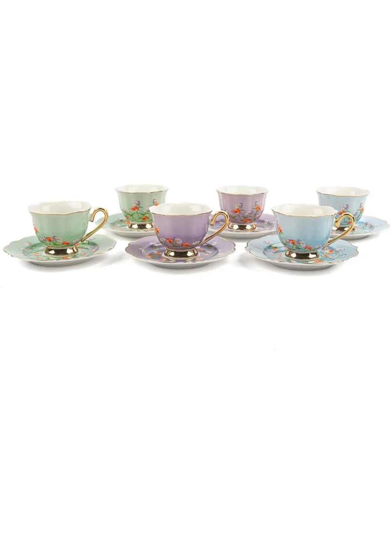 Mikasa Moor Feliz 6-Piece Coffee Cup Set 90CC