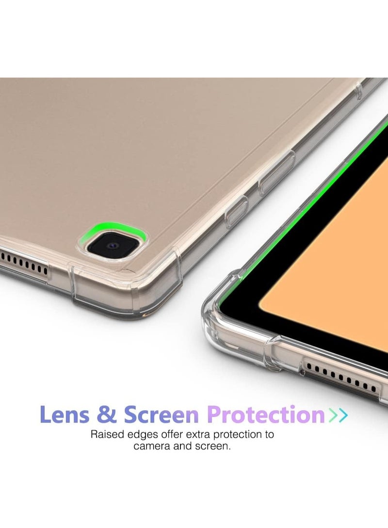 Case for Samsung Galaxy Tab A7 Case 10.4" 2020 (SM-T500/T505/T507), Slim Light Soft TPU Side Corner Protective Cover Case, Clear - Image 4