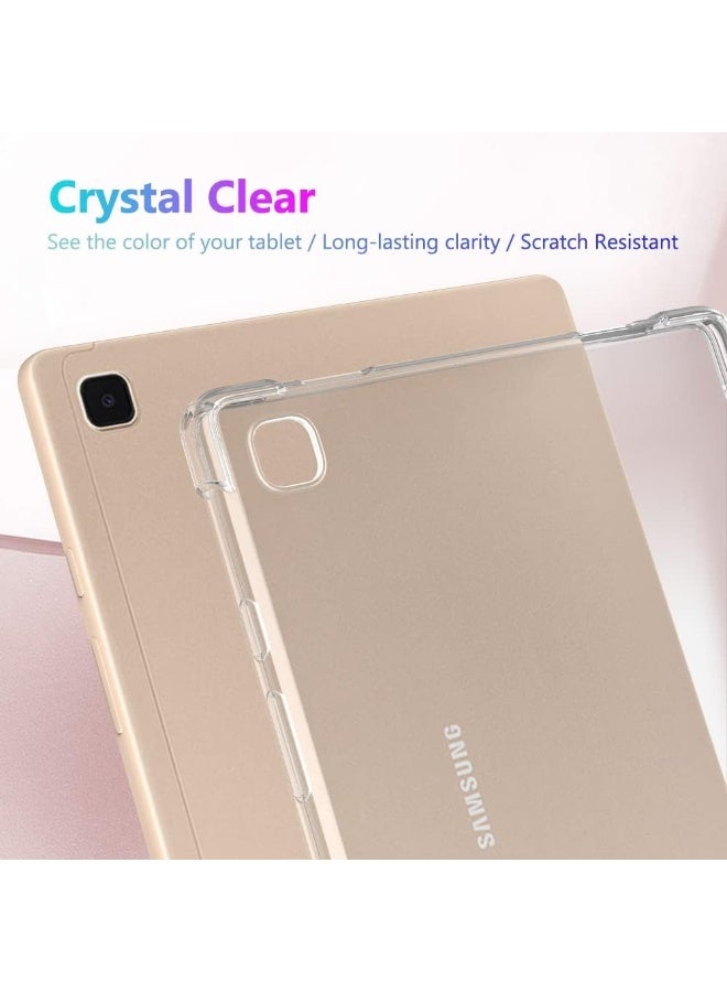 Case for Samsung Galaxy Tab A7 Case 10.4" 2020 (SM-T500/T505/T507), Slim Light Soft TPU Side Corner Protective Cover Case, Clear - Image 3