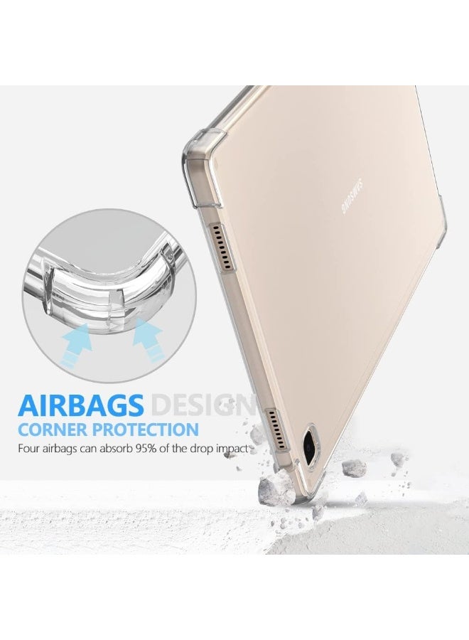 Case for Samsung Galaxy Tab A7 Case 10.4" 2020 (SM-T500/T505/T507), Slim Light Soft TPU Side Corner Protective Cover Case, Clear - Image 5