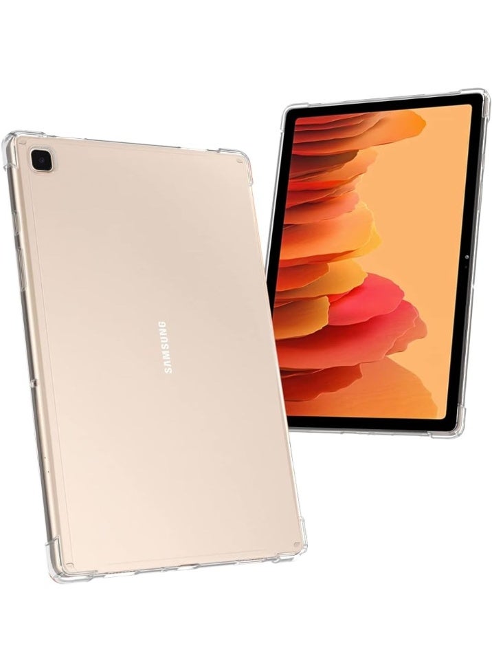 Case for Samsung Galaxy Tab A7 Case 10.4" 2020 (SM-T500/T505/T507), Slim Light Soft TPU Side Corner Protective Cover Case, Clear - Image 2