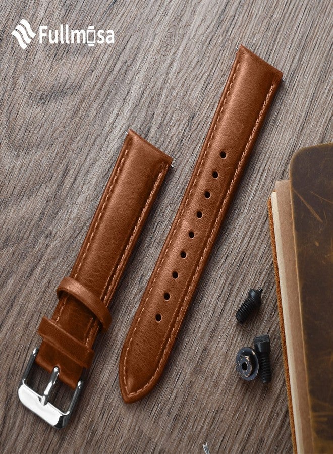Fullmosa 22mm Quick Release Replacement Watch Straps/Band Compatible for Samsung Galaxy Watch 3 45mm/Huawei GT3/GT 2 46mm/Fossil Gen 6/Amazfit GTR 47mm/One Plus(46mm)/Noise Colorfit- Gradient Brown - Image 3