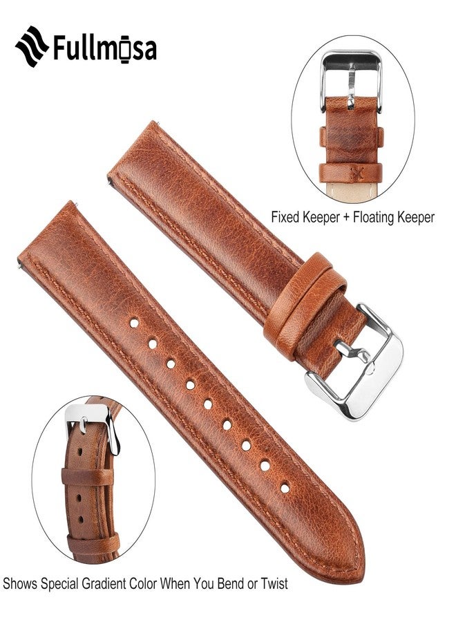 Fullmosa 22mm Quick Release Replacement Watch Straps/Band Compatible for Samsung Galaxy Watch 3 45mm/Huawei GT3/GT 2 46mm/Fossil Gen 6/Amazfit GTR 47mm/One Plus(46mm)/Noise Colorfit- Gradient Brown - Image 5