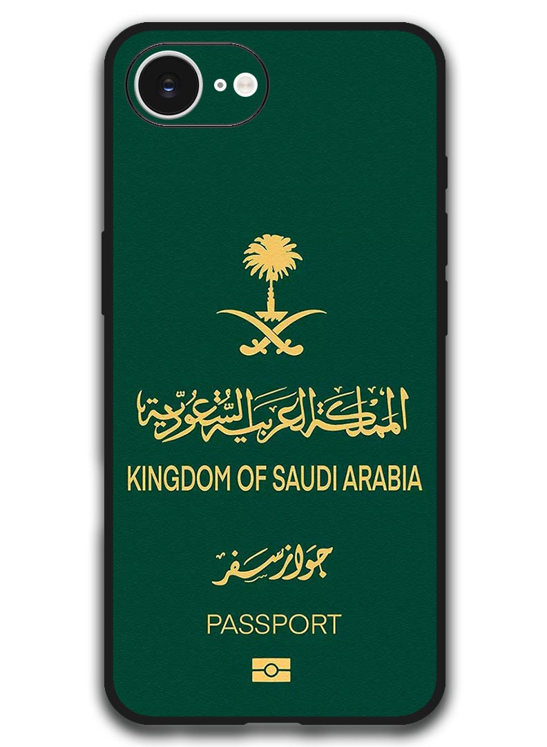 Theodor Case Compatible with Apple iPhone 17e / 16e 6.1 Inch Protection Shockproof Bumper Cover - Ksa Passport - Image 1