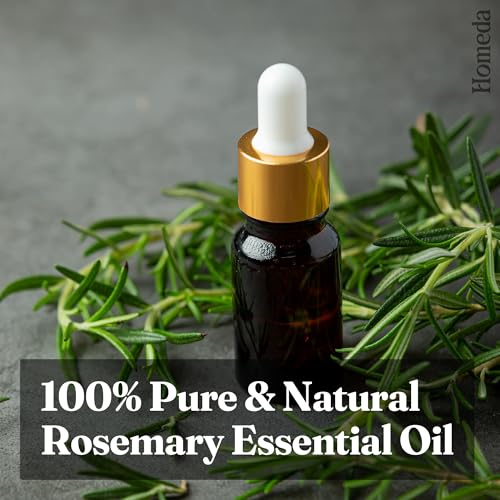 Homeda Rosemary Essential Oil for Hair Growth (30 ML) Pure Rosemerry Oil, Skin and Body, Rosemarry Essential, Rose mary - Image 4