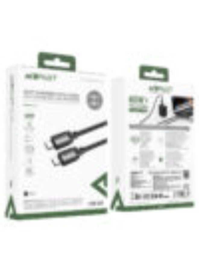 ACEFAST Charging Data Cable C20-03 (USB-C to USB-C) – 60W Fast Charging, 1.2m Nylon Braided with Aluminum Alloy Connectors, High-Speed Data Transmission - Black - Image 5