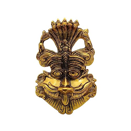 pmw - Keerthi Mukha Kirtimukha Keerthimukhudu Idol Main Door Wall Hanging for Evil Protection Decorative Showpiece - Image 1