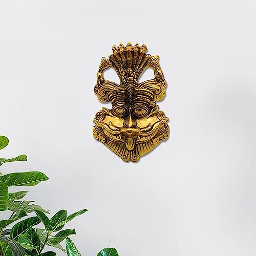 pmw - Keerthi Mukha Kirtimukha Keerthimukhudu Idol Main Door Wall Hanging for Evil Protection Decorative Showpiece - Image 5