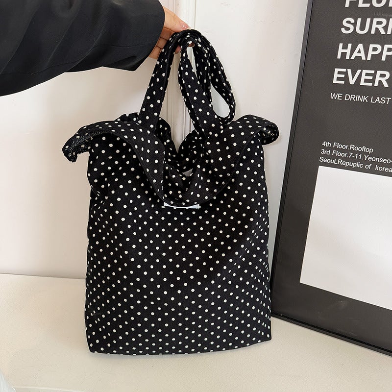 Casual Large-Capacity Tote Bag Women'S Shoulder Bag College Student Nylon Cloth Commuter Bag Versatile - Image 5