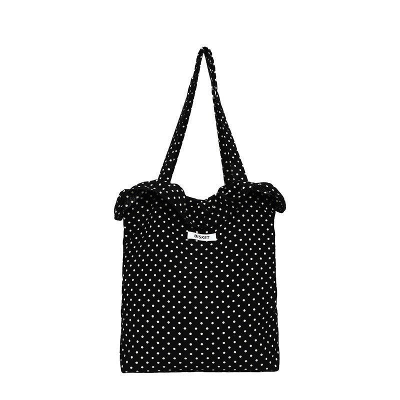 Casual Large-Capacity Tote Bag Women'S Shoulder Bag College Student Nylon Cloth Commuter Bag Versatile - Image 1