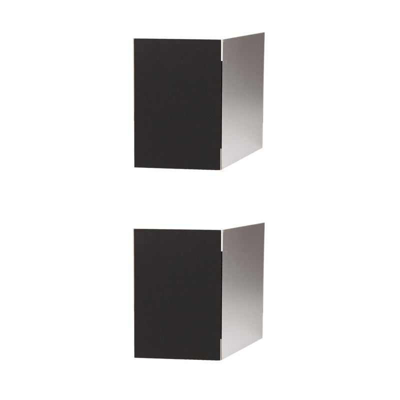2pcs Photography Reflector Cardboard White Black Reflective Board - Image 1