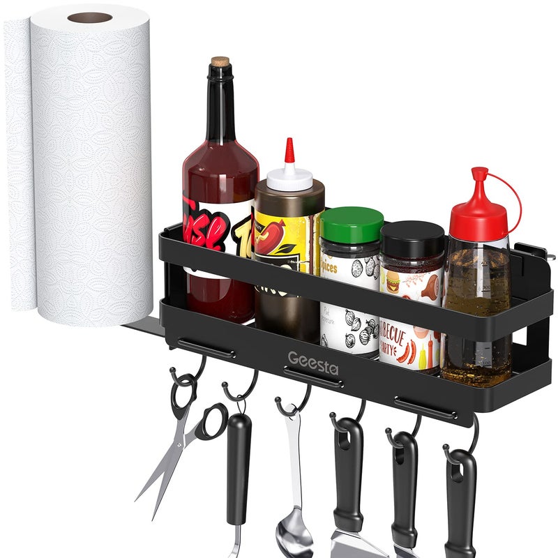 Geesta Upgraded Griddle Caddy for 2836 Blackstone Griddles BBQ Accessories Storage Box with Paper Towel Holder