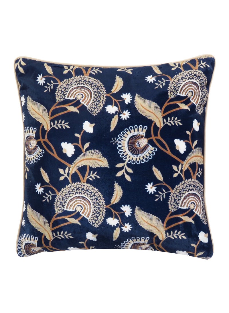 Riara Square Luxurious Velvet Cushion Cover Modern Decoration Throw Pillow Case for Bench Chair (24 x 24 Inches) Set of 2  - Image 2