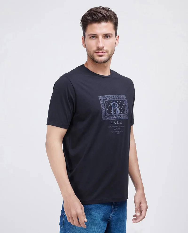 Rare Rabbit Men's Graphic Print T-Shirt
